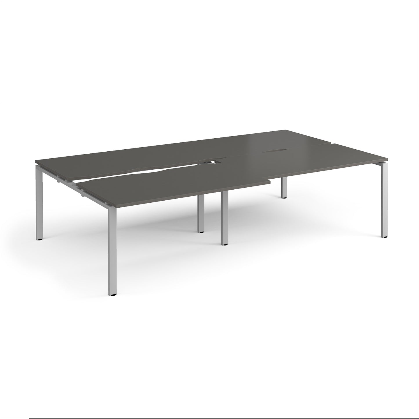Adapt sliding top double B2B desks 1600mm deep - STE2816-S-OG