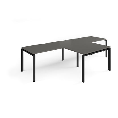 Adapt double desk with returns - ER3288-K-OG