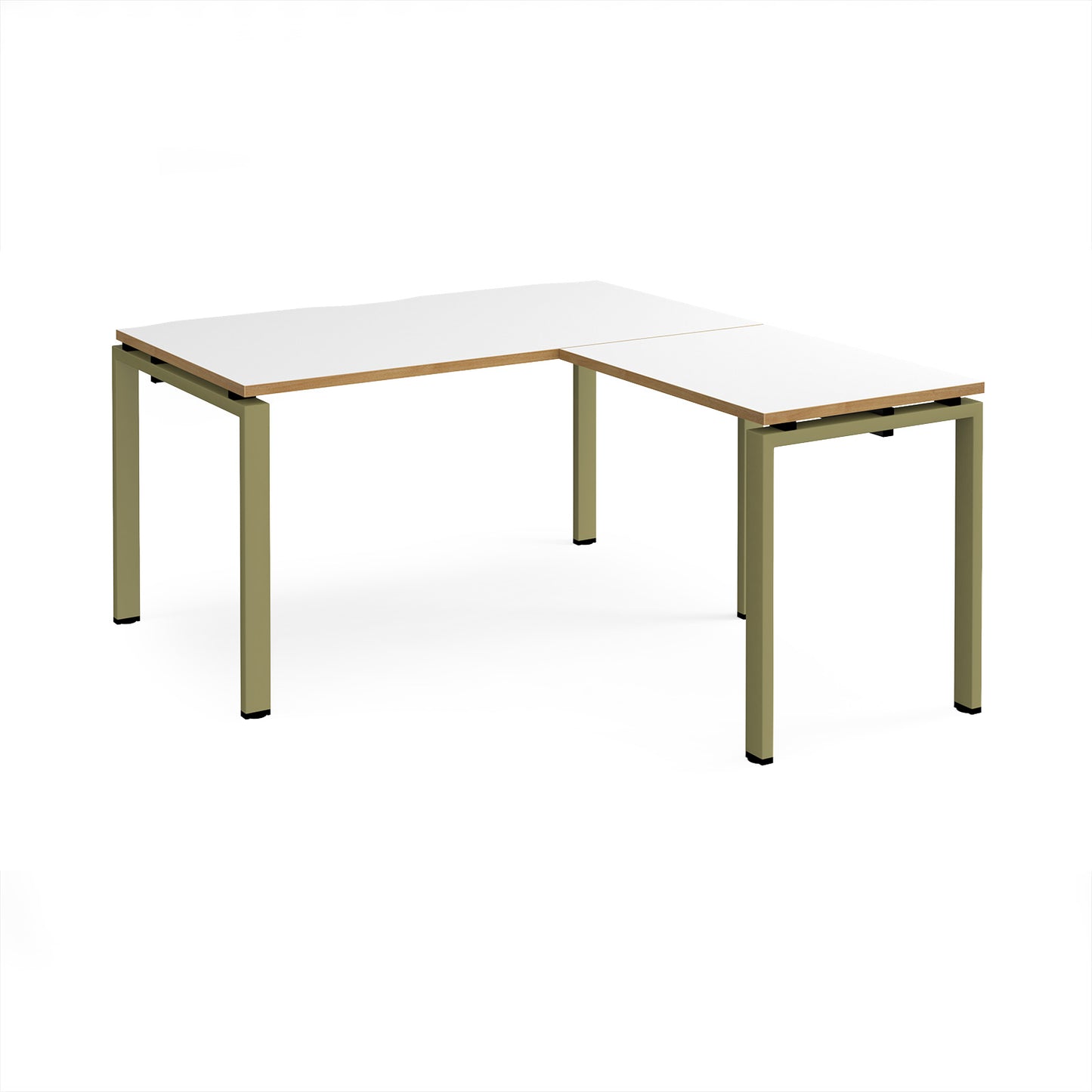 Adapt straight desk with return - ER1488-GN-WO