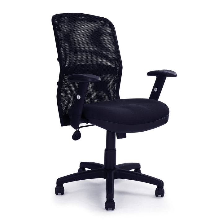 Mesh Back Manager Armchair with Adjustable Lumbar Support