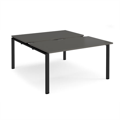 Adapt sliding top B2B desks 1600mm deep - STE1416-K-OG