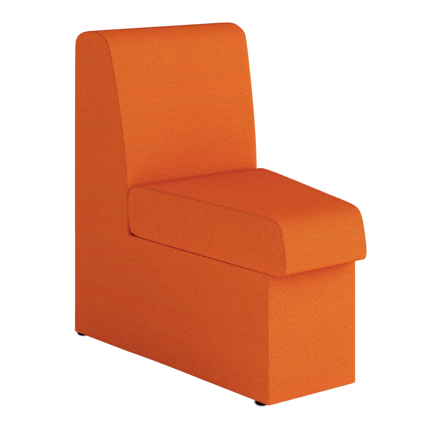 Contemporary Modular Fabric Low Back Sofa
