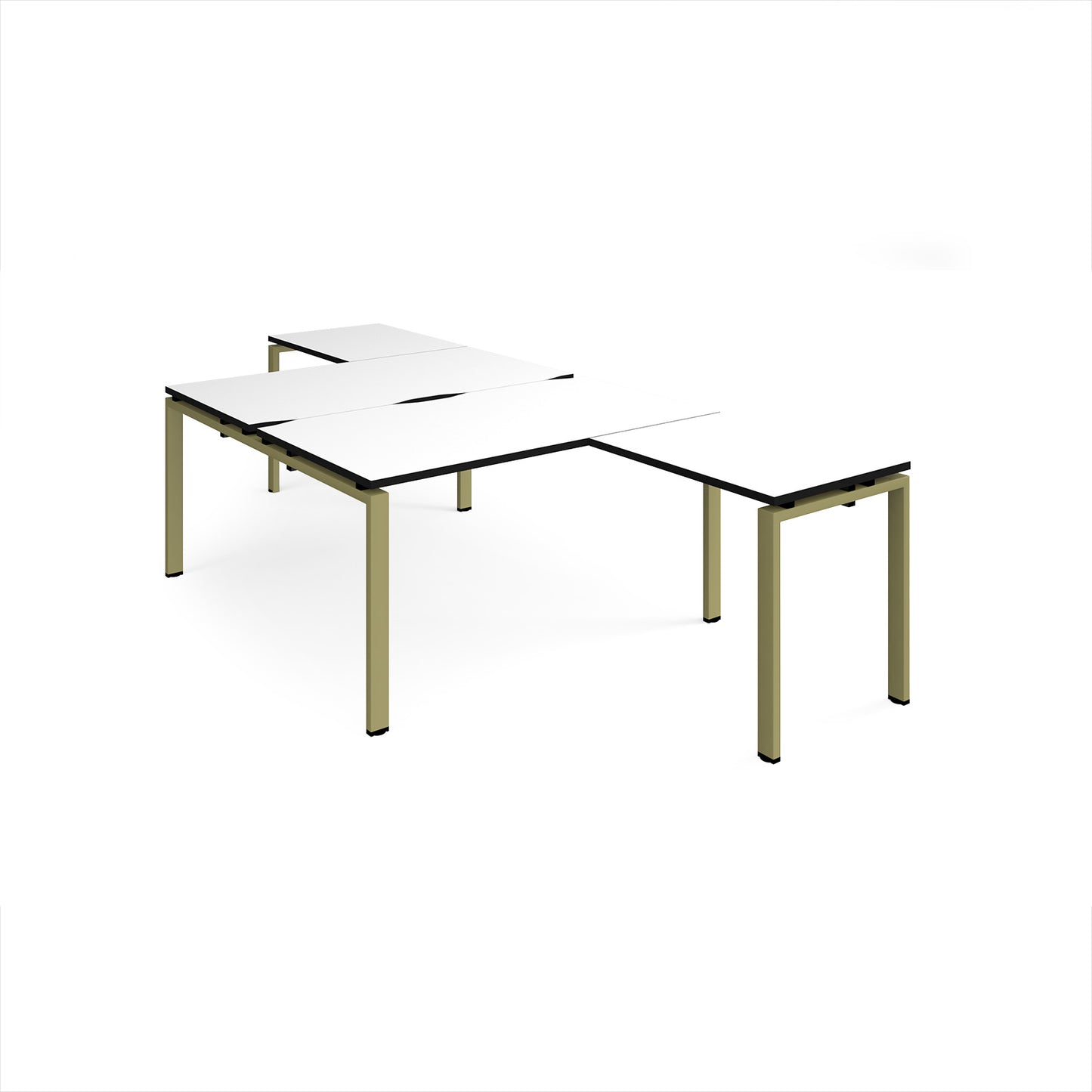 Adapt back to back desk with return - ER14168-GN-WK