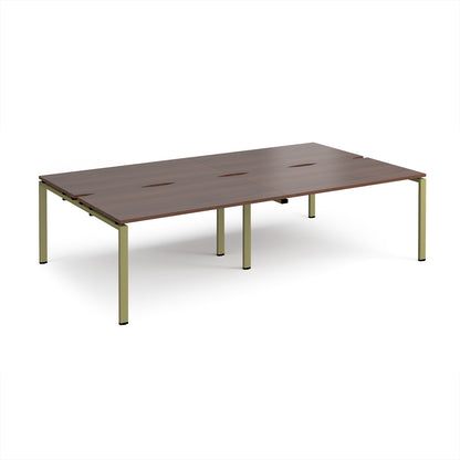 Adapt double back to back desks 1600mm deep - E2816-GN-W