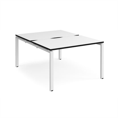 Adapt back to back desks 1600mm deep - E1216-WH-WK