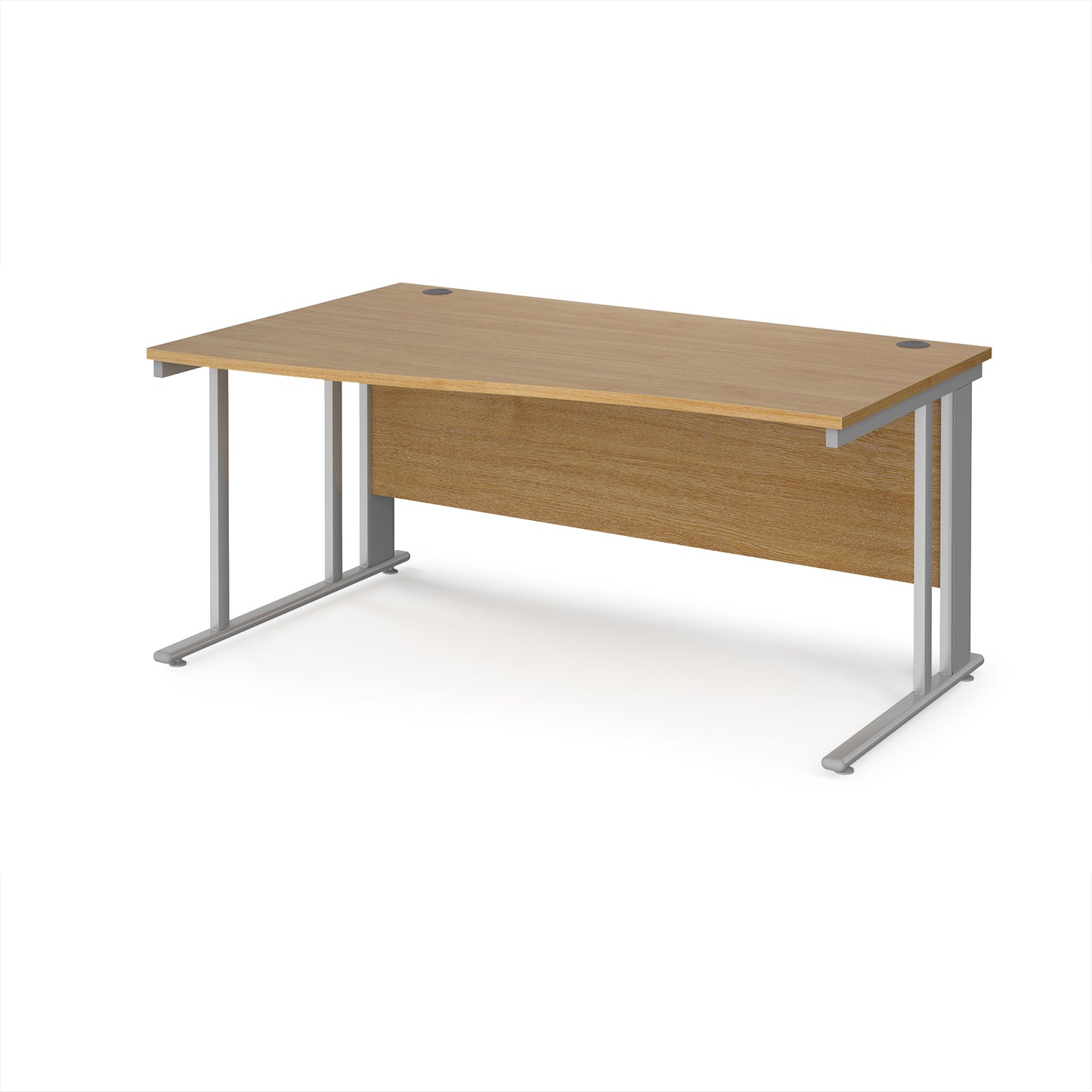 Maestro 25 cable managed left hand wave desk - MCM16WLSO