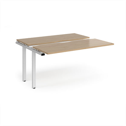 Adapt sliding top add on unit single 1200mm deep - STE1412-AB-WH-KO