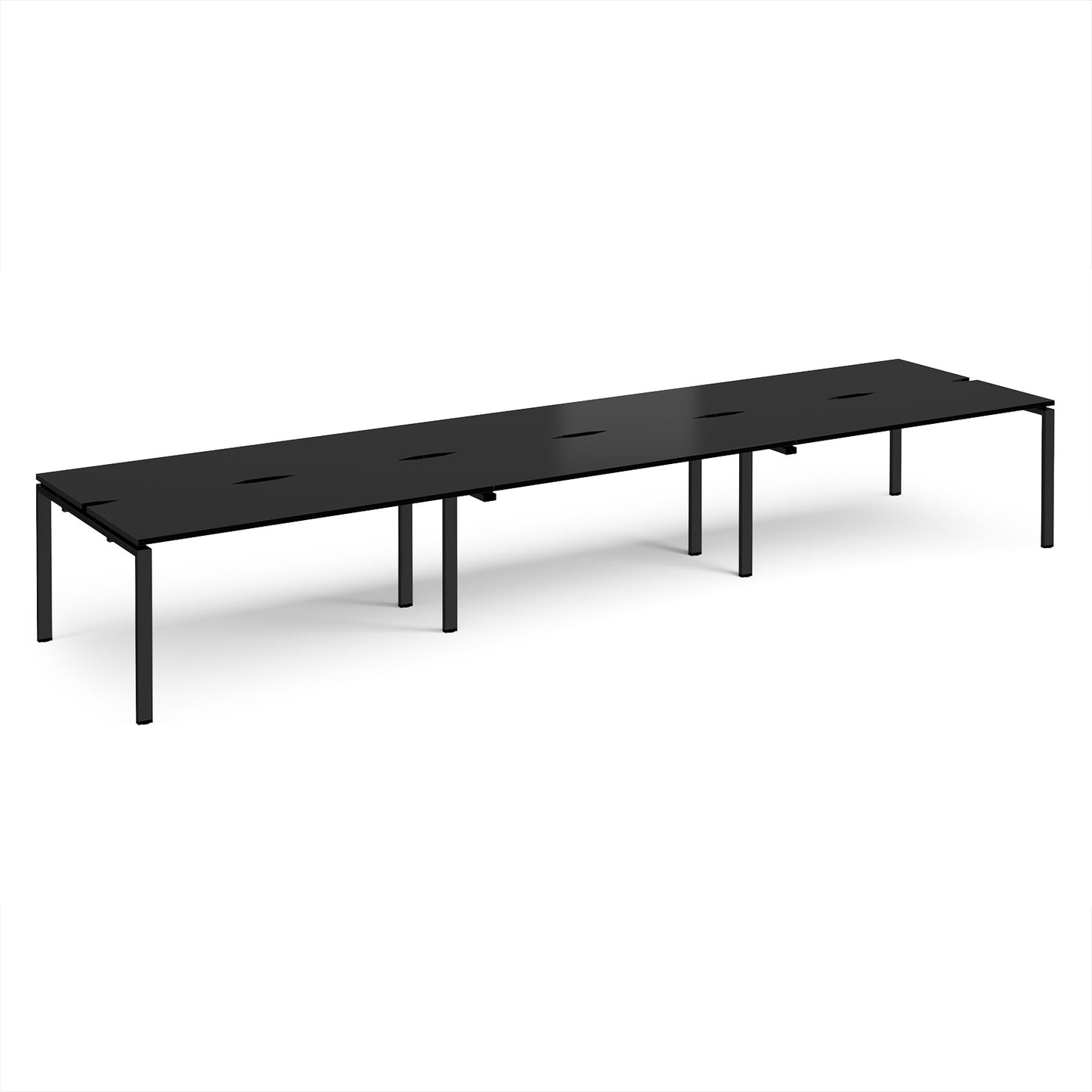 Adapt triple back to back desks 1200mm deep - E4812-K-BK