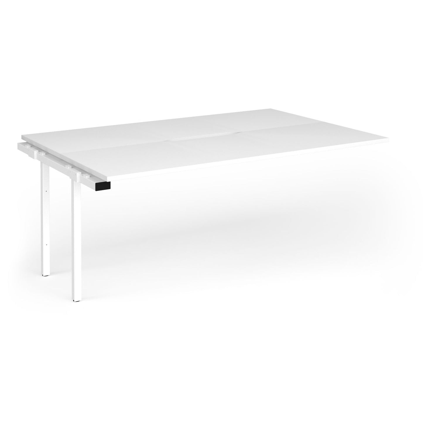 Connex Plus Goal Post back to back add on desks 1200mm deep - GCO1812-AB-WH-WH