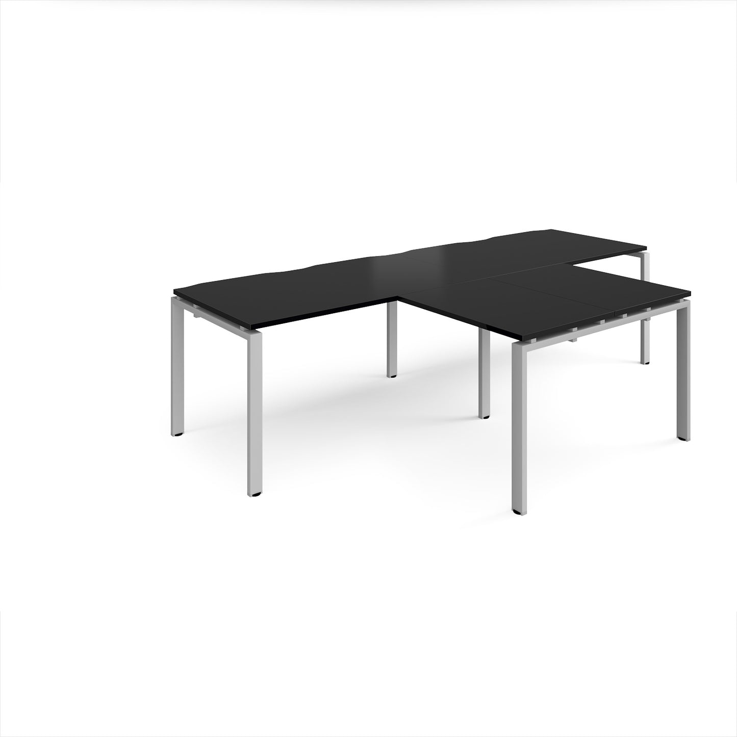 Adapt double desk with returns - ER2888-S-BK