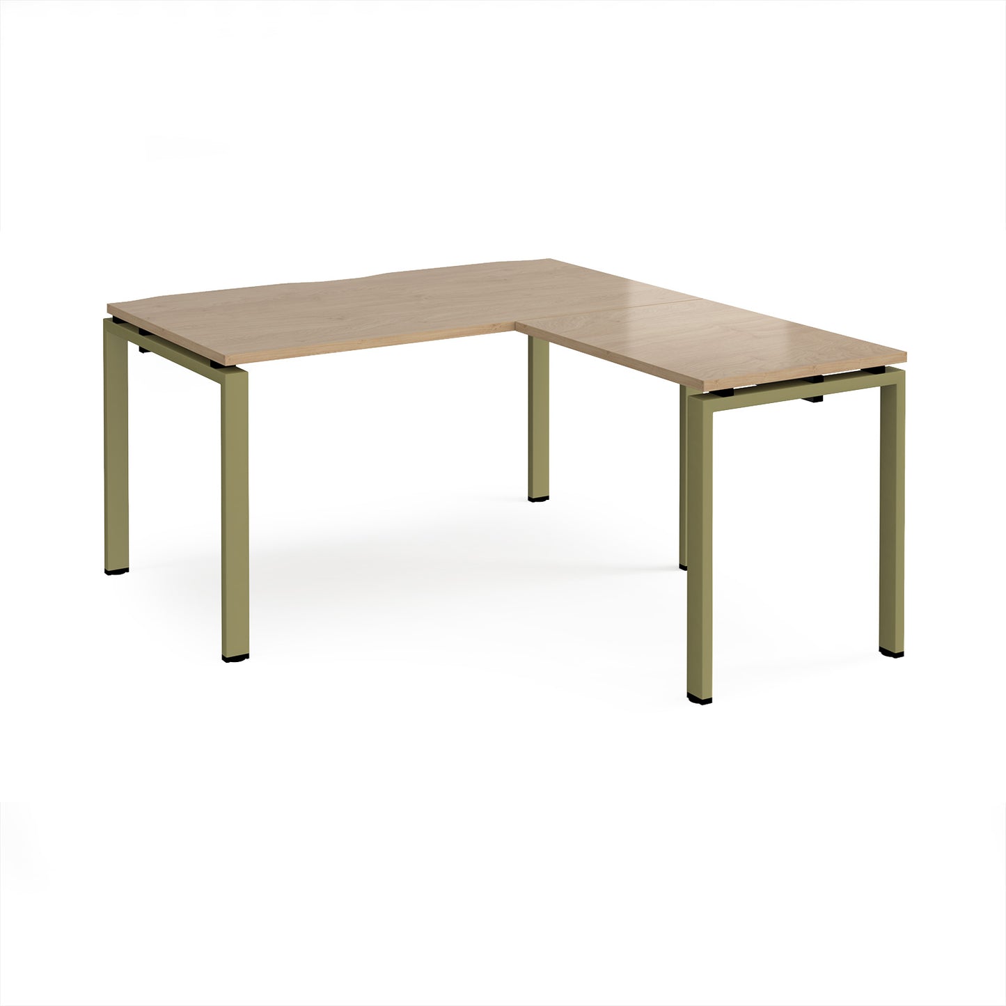 Adapt straight desk with return - ER1488-GN-KO