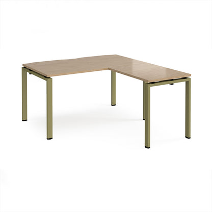 Adapt straight desk with return - ER1488-GN-KO