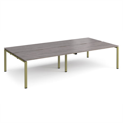Adapt double back to back desks 1600mm deep - E3216-GN-GO