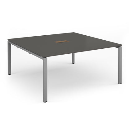Adapt square power ready boardroom table - EBT1616-CO-S-OG
