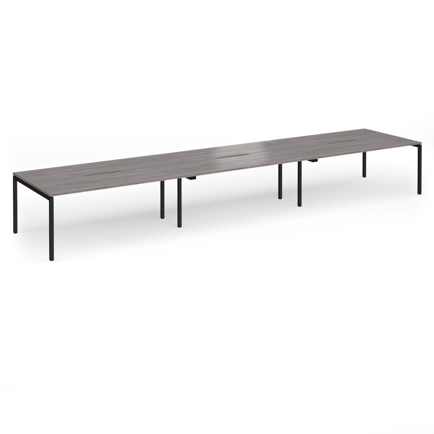 Connex Plus Goal Post Double Back to Back Desks 1200mm deep - GCO5412-K-GO