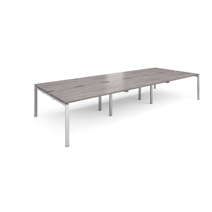 Adapt triple back to back desks 1600mm deep - E4216-S-GO