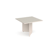 Arrow head leg square extension table