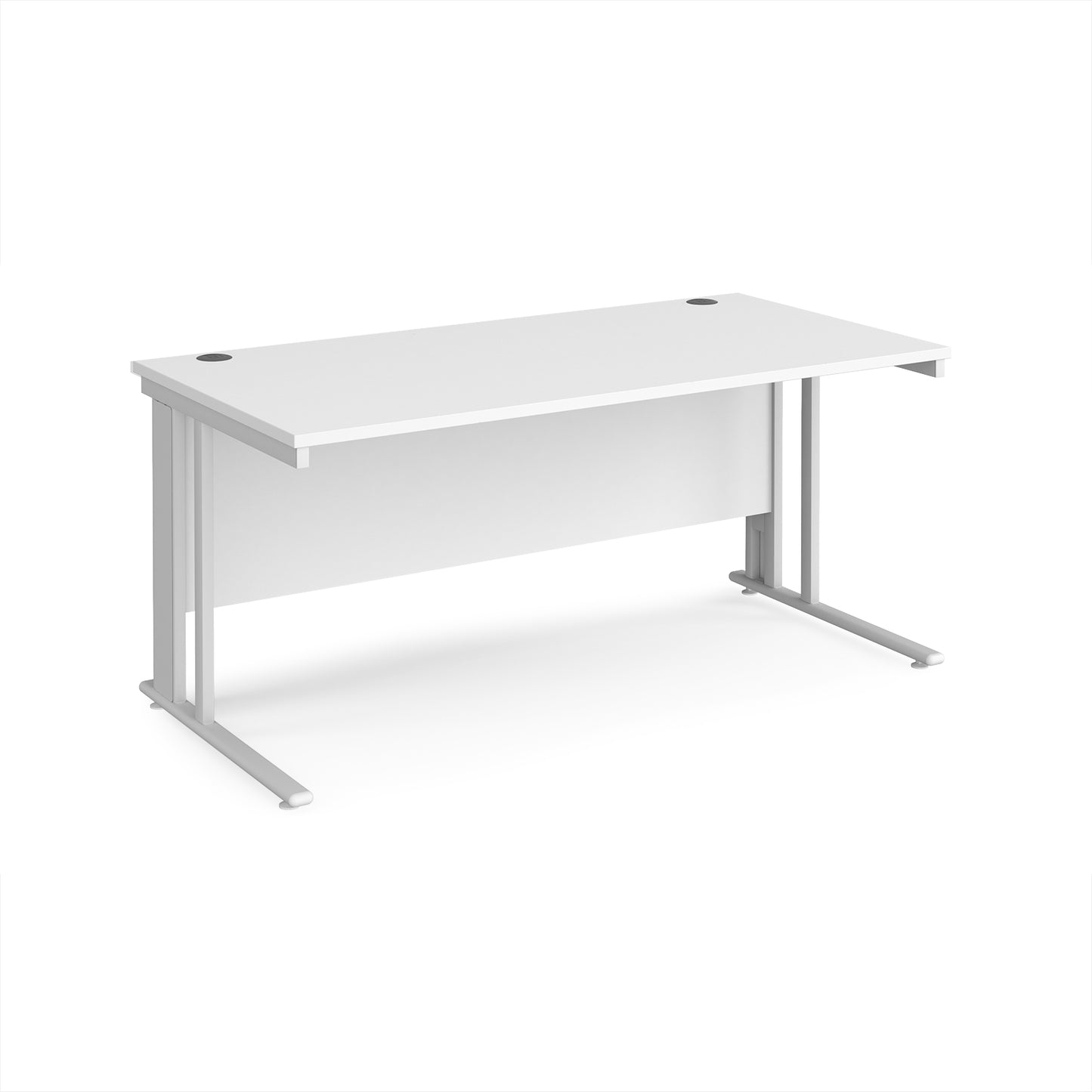 Maestro 25 cable managed 800mm deep desk - MCM16WHWH