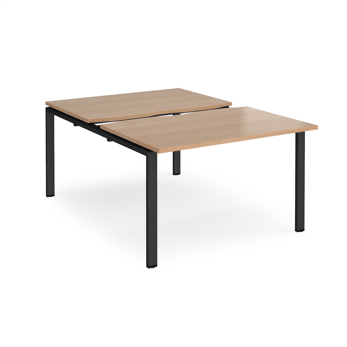 Adapt sliding top B2B desks 1600mm deep - STE1216-K-B