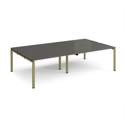 Adapt double back to back desks 1600mm deep - E2816-GN-OG