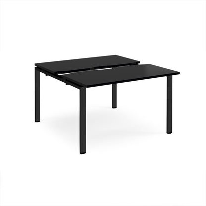 Adapt sliding top B2B desks 1200mm deep - STE1212-K-BK