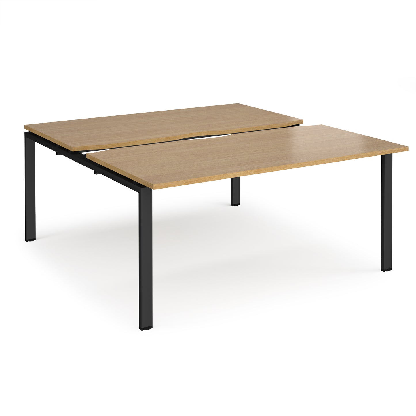 Adapt sliding top B2B desks 1600mm deep - STE1616-K-O