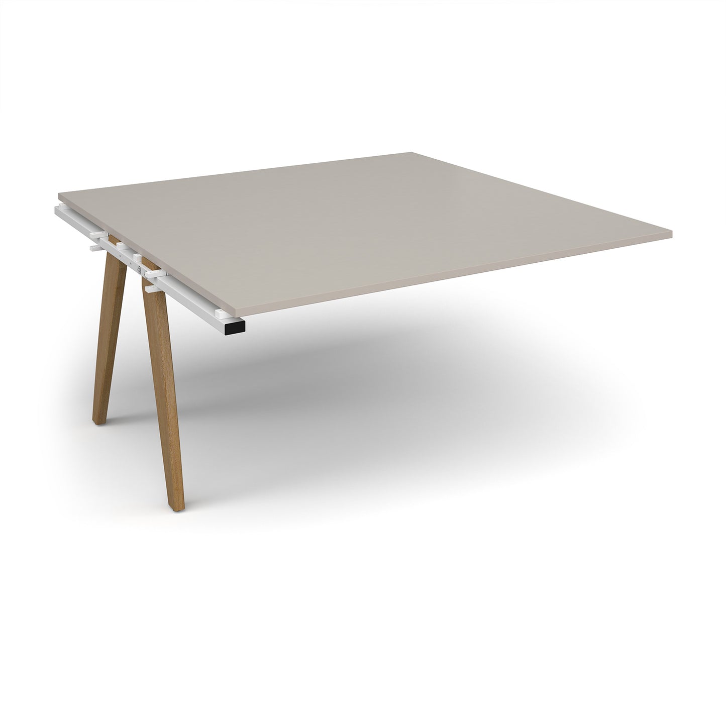 Fuze boardroom table add on unit - FZBT1616-AB-WH-LG