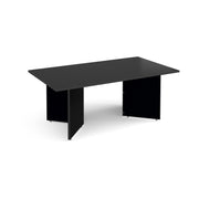 Arrow head leg rectangular boardroom table