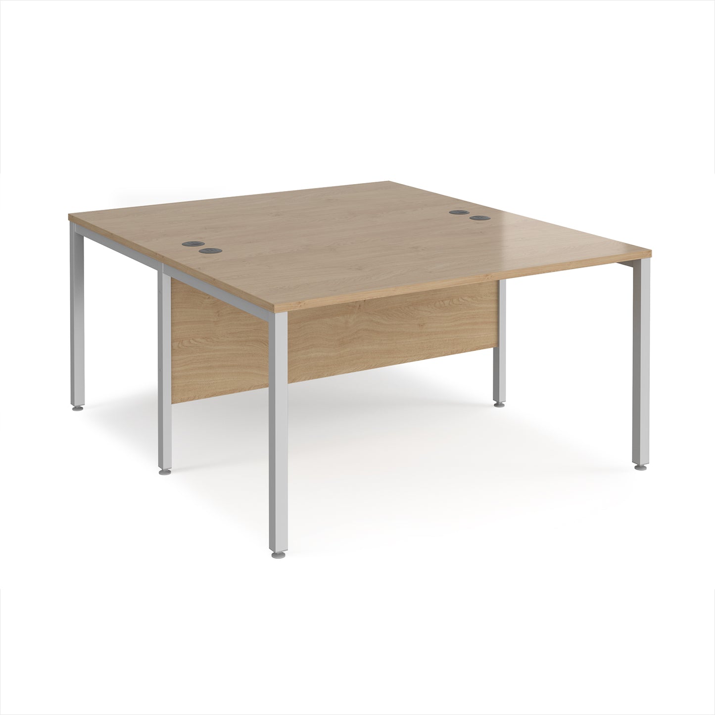 Maestro 25 bench back to back straight desks 1600mm - MB1416BSKO