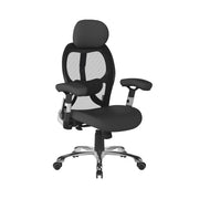 Ergonomic Luxury High Back Executive Mesh Chair with Chrome Base Certified for 24 Hour Use