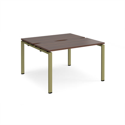 Adapt back to back desks 1200mm deep - E1212-GN-W