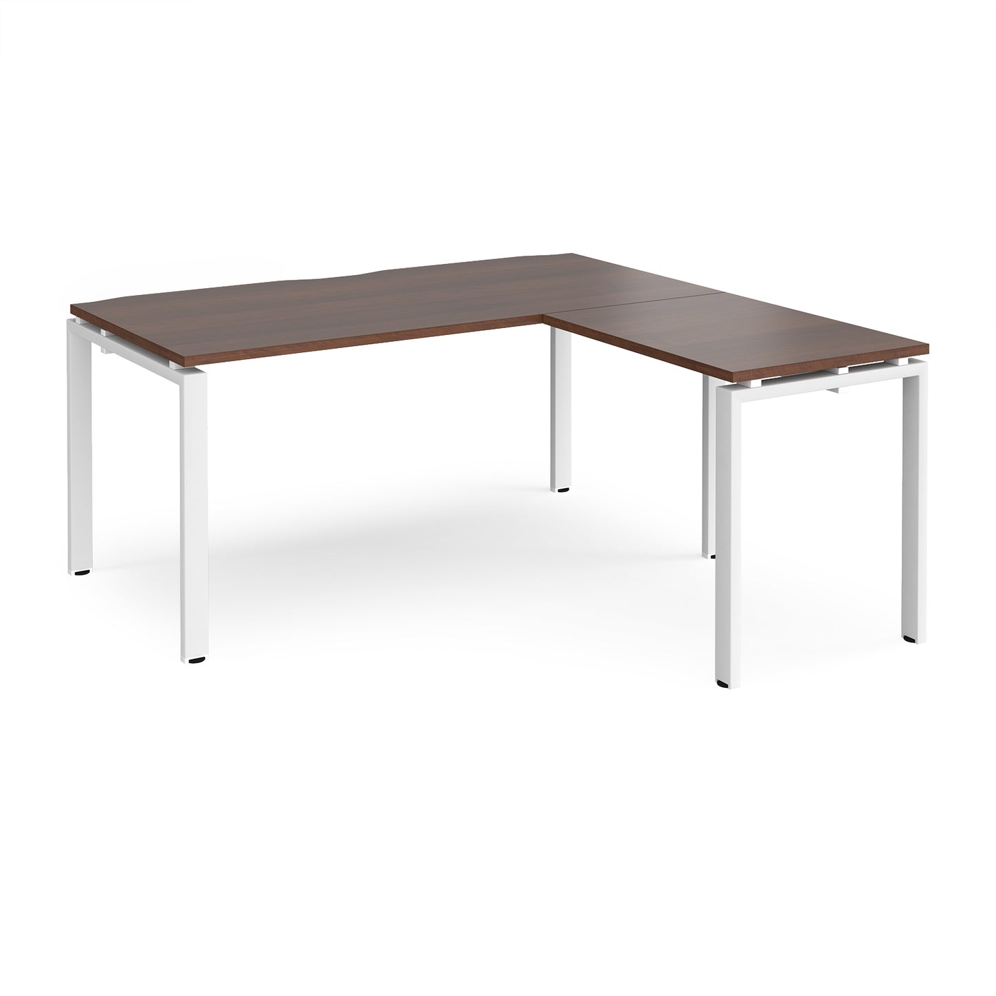 Adapt straight desk with return - ER1688-WH-W