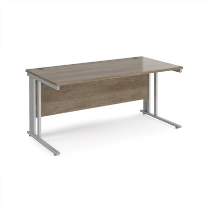 Maestro 25 cable managed 800mm deep desk - MCM16SNO