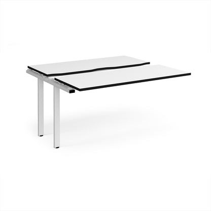 Adapt sliding top add on unit single 1200mm deep - STE1412-AB-WH-WK