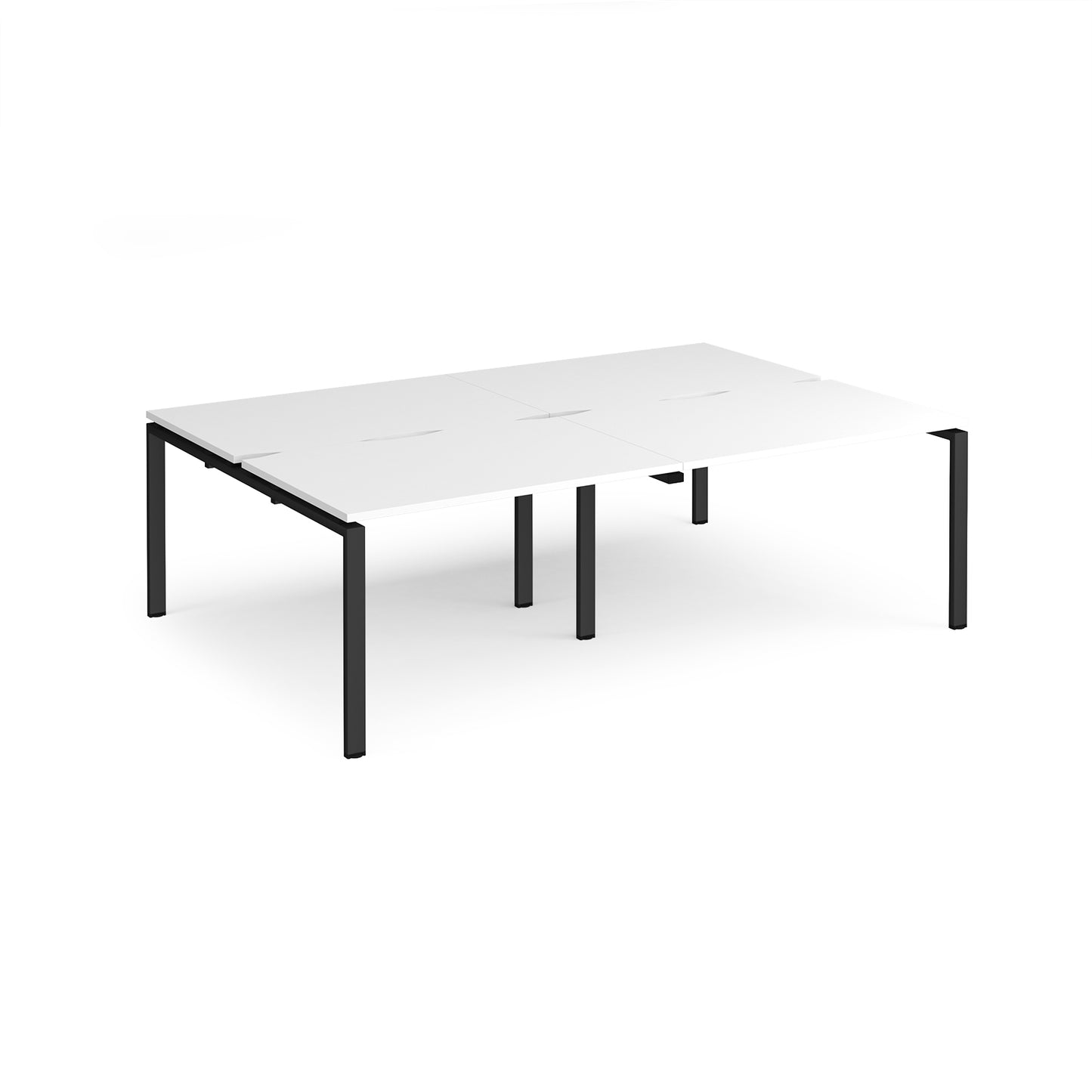 Adapt double back to back desks 1600mm deep - E2416-K-WH