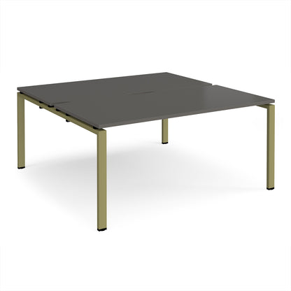 Adapt back to back desks 1600mm deep - E1616-GN-OG