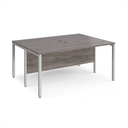 Maestro 25 bench back to back straight desks 1200mm - MB1612BSGO