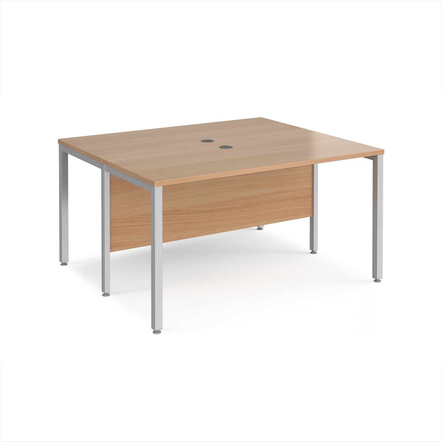 Maestro 25 bench back to back straight desks 1200mm - MB1412BSB