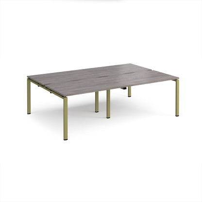 Adapt double back to back desks 1600mm deep - E2416-GN-GO