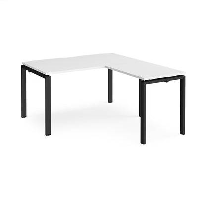 Adapt straight desk with return - ER1488-K-WH