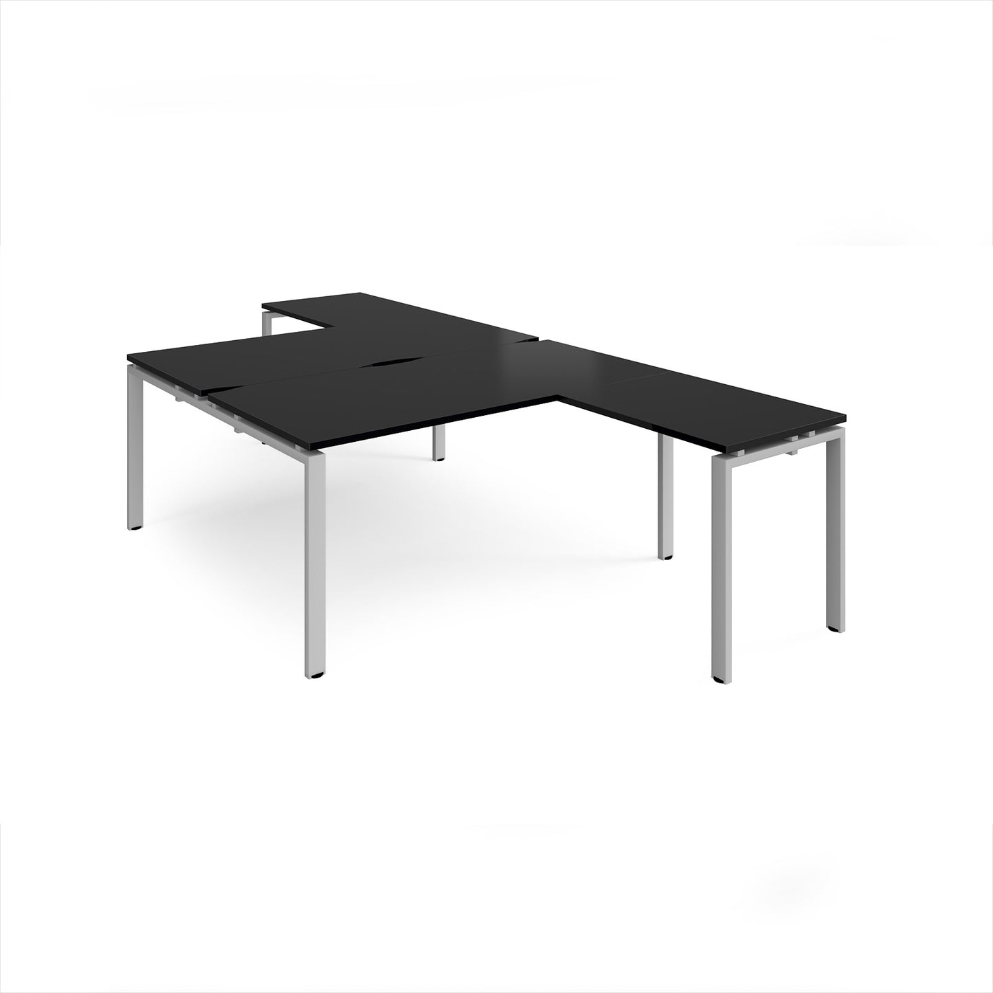 Adapt back to back desk with return - ER16168-S-BK