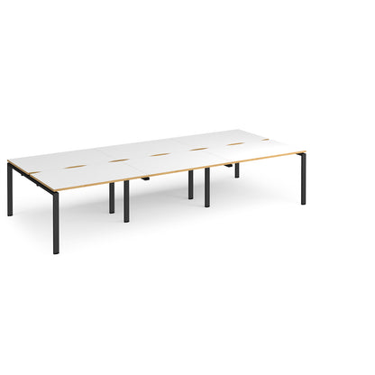 Adapt triple back to back desks 1600mm deep - E3616-K-WO