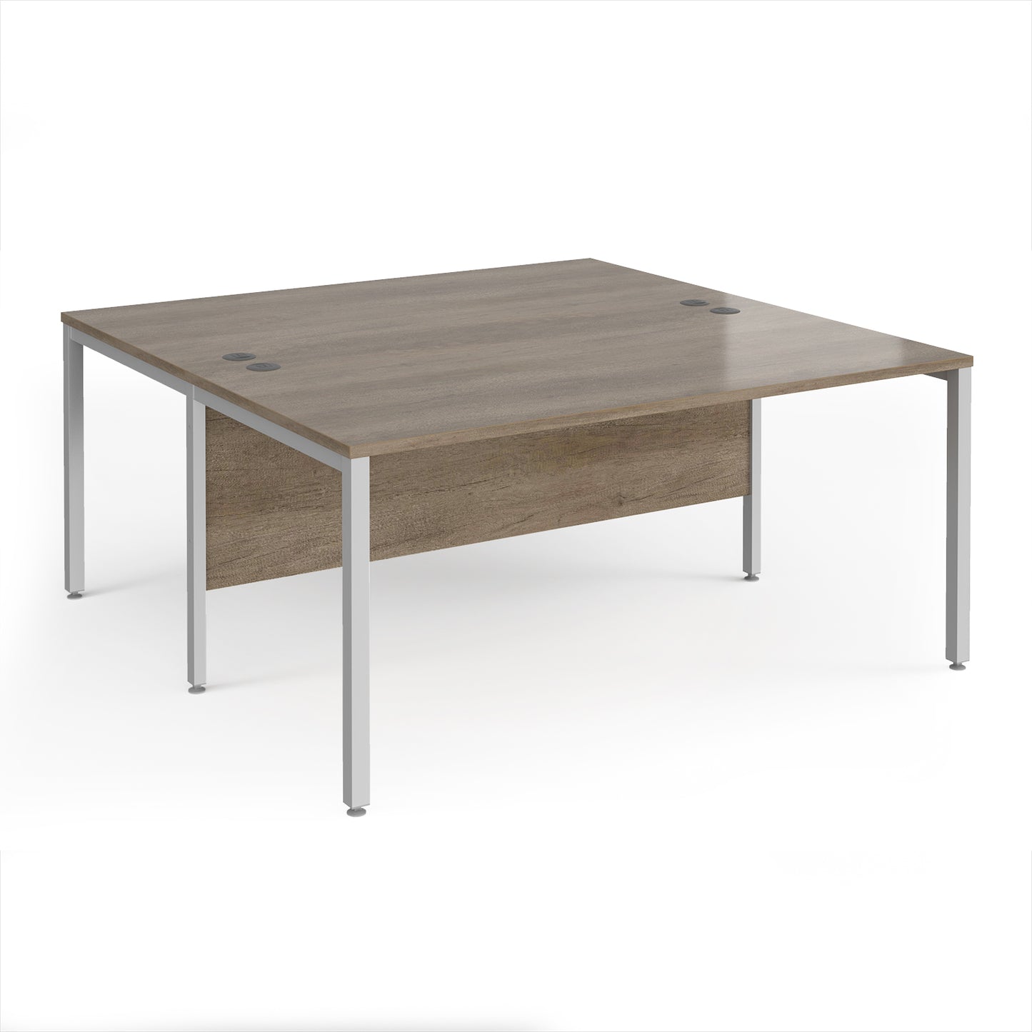 Maestro 25 bench back to back straight desks 1600mm - MB1616BSNO