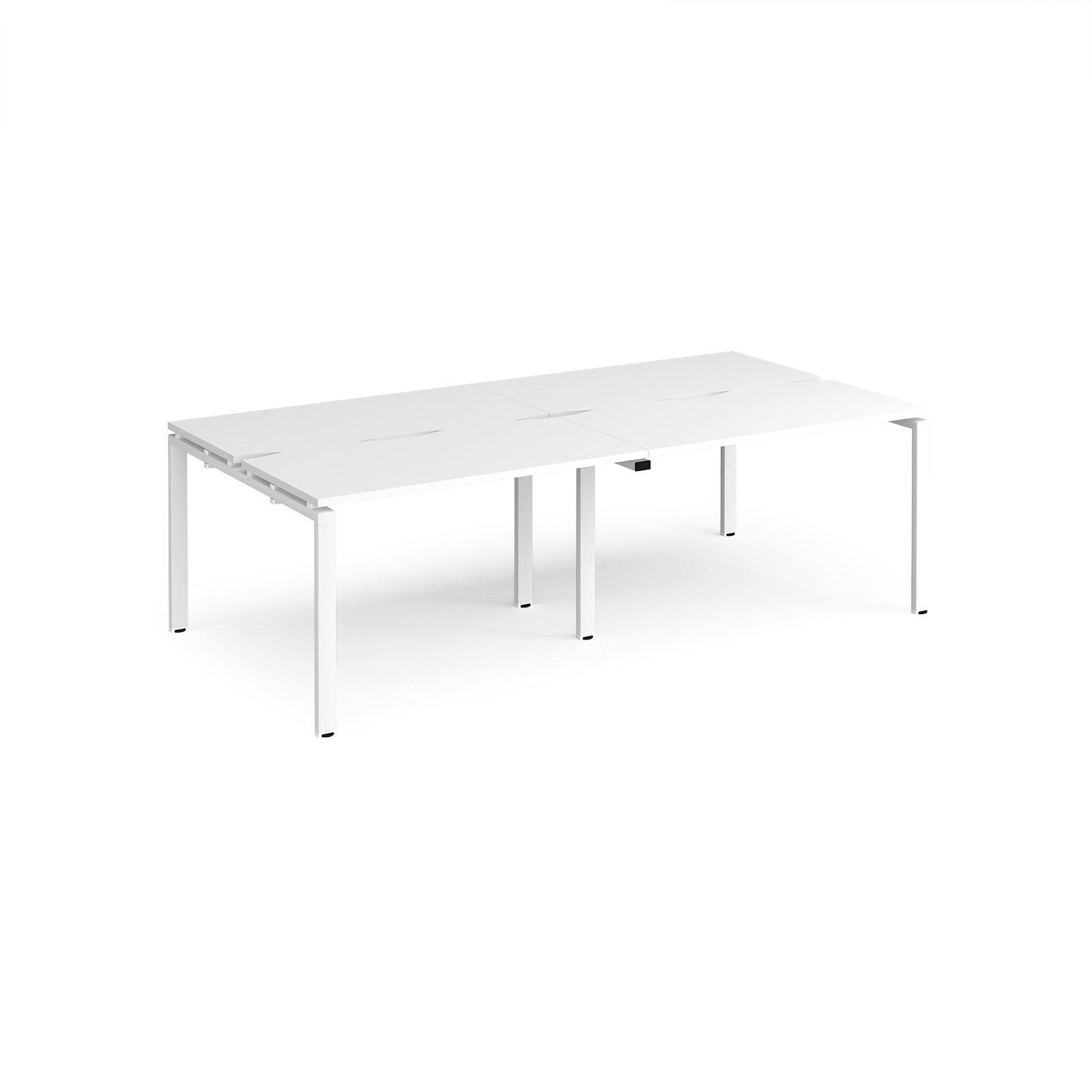 Adapt double back to back desks 1200mm deep - E2412-WH-WH