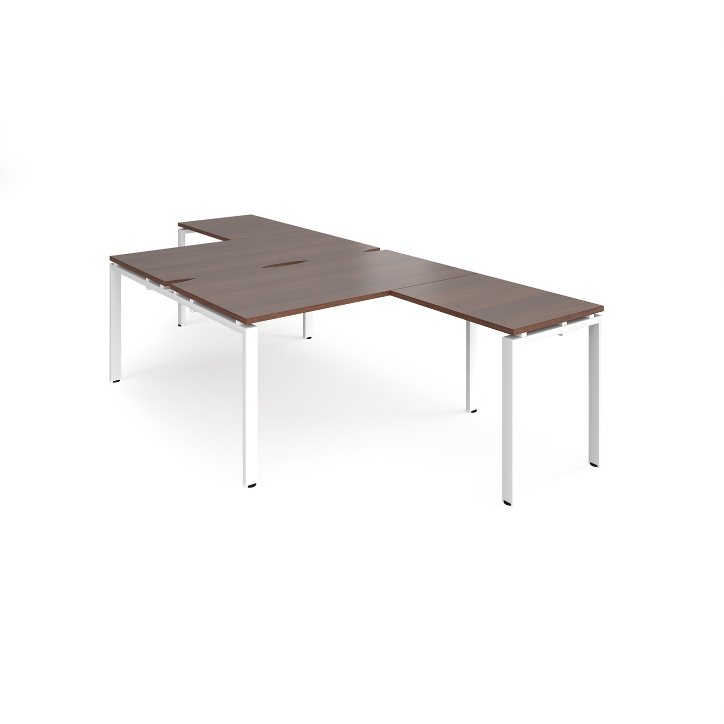 Adapt back to back desk with return - ER14168-WH-W