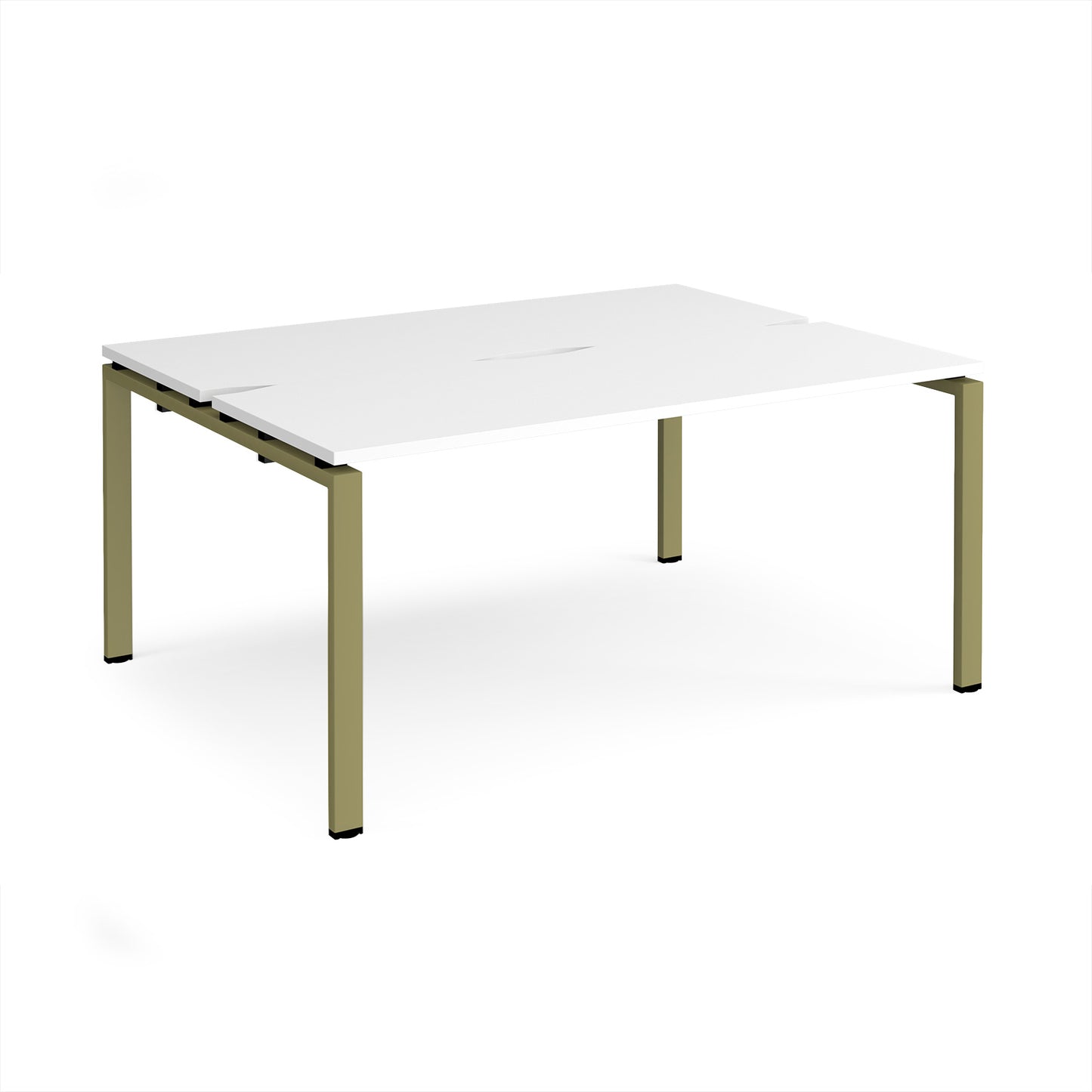 Adapt back to back desks 1200mm deep - E1612-GN-WH