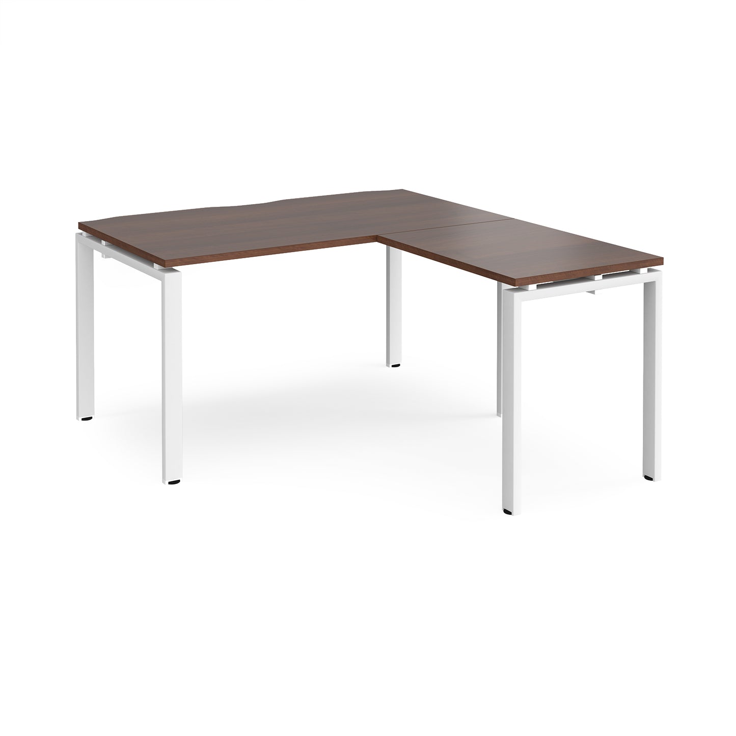 Adapt straight desk with return - ER1488-WH-W