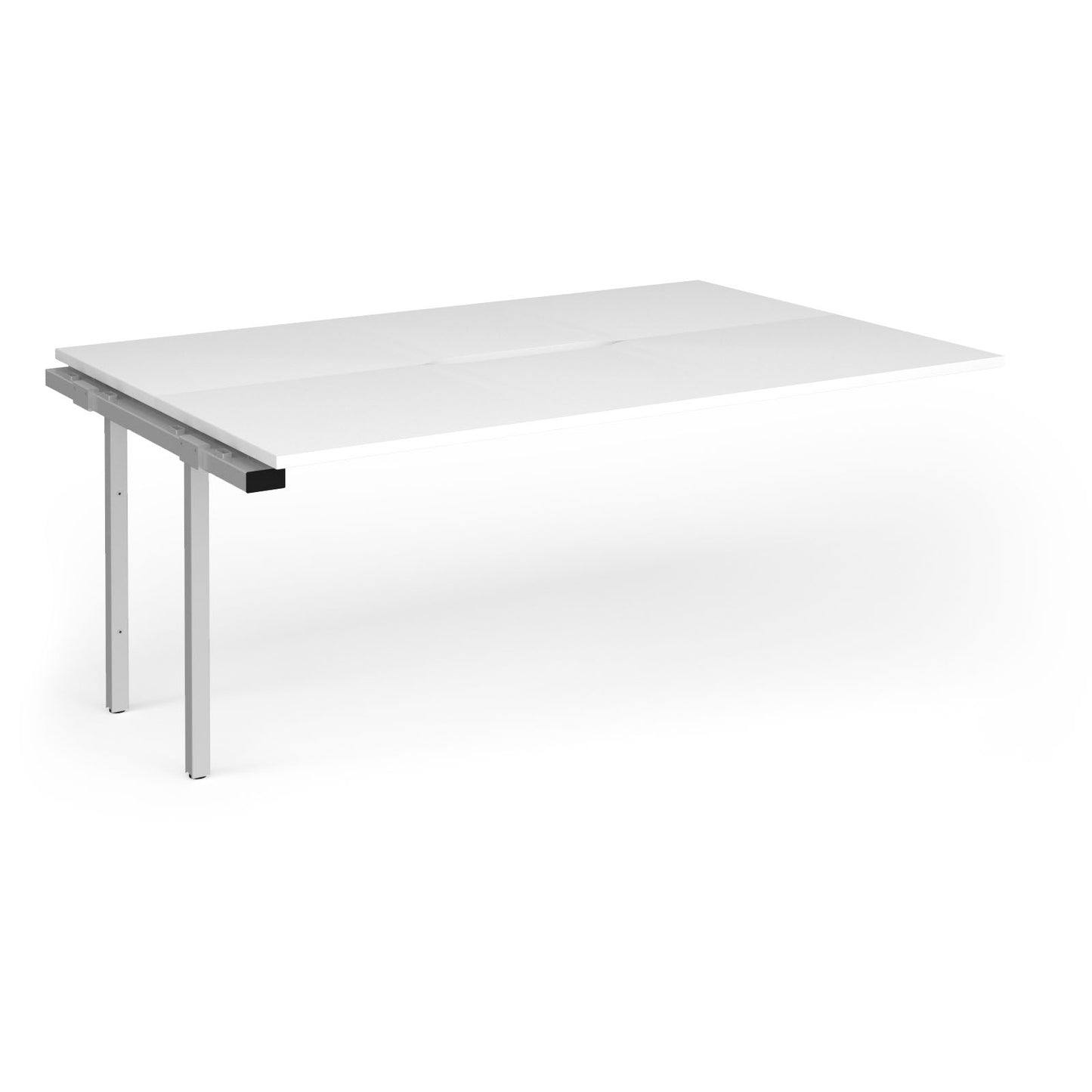 Connex Plus Goal Post back to back add on desks 1200mm deep - GCO1812-AB-S-WH