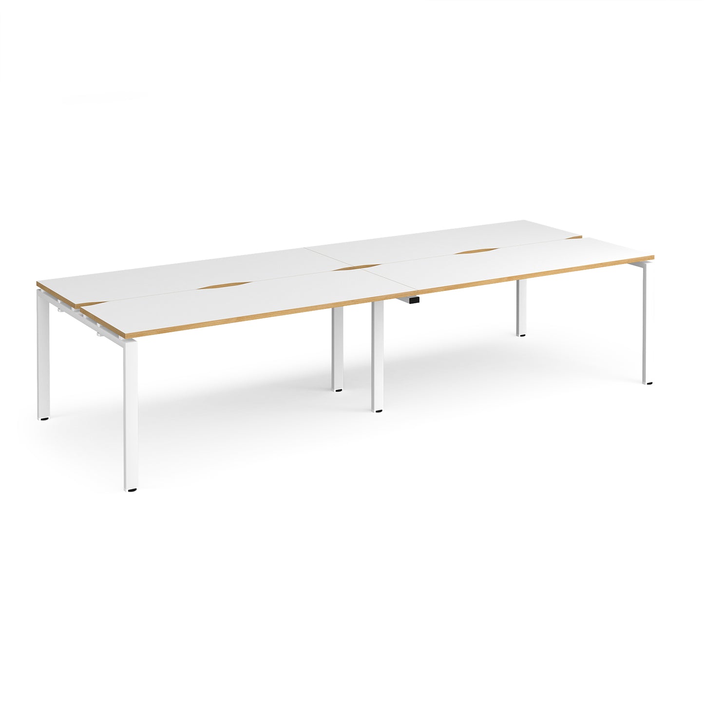 Adapt double back to back desks 1200mm deep - E2812-WH-WO