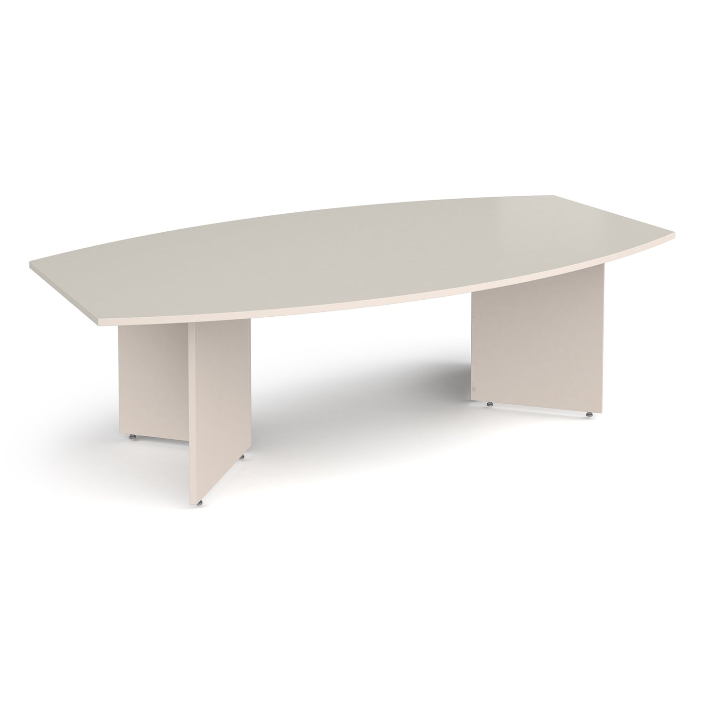 Arrow head leg radial boardroom table - ERB24LG